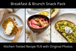 Breakfast & Brunch Recipe & Photo PLR Snack Pack