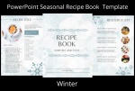 PowerPoint Seasons Recipe Book Template - Winter