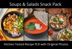 Soups & Salads Recipe & Photo PLR Snack Pack