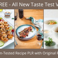 FREE "Taste Test V2" - 3 Recipes with 22 Original Food Photos