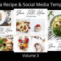 Canva Recipe Book & Social Media Templates V3